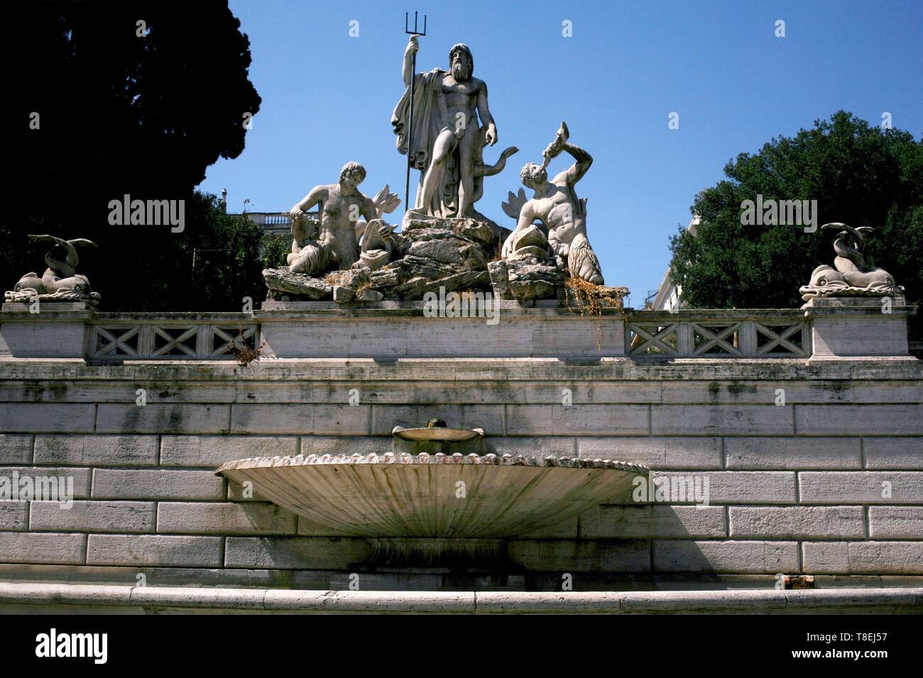 Piazza del Popolo (die Völker) Lazio Rom Italien Stockfoto