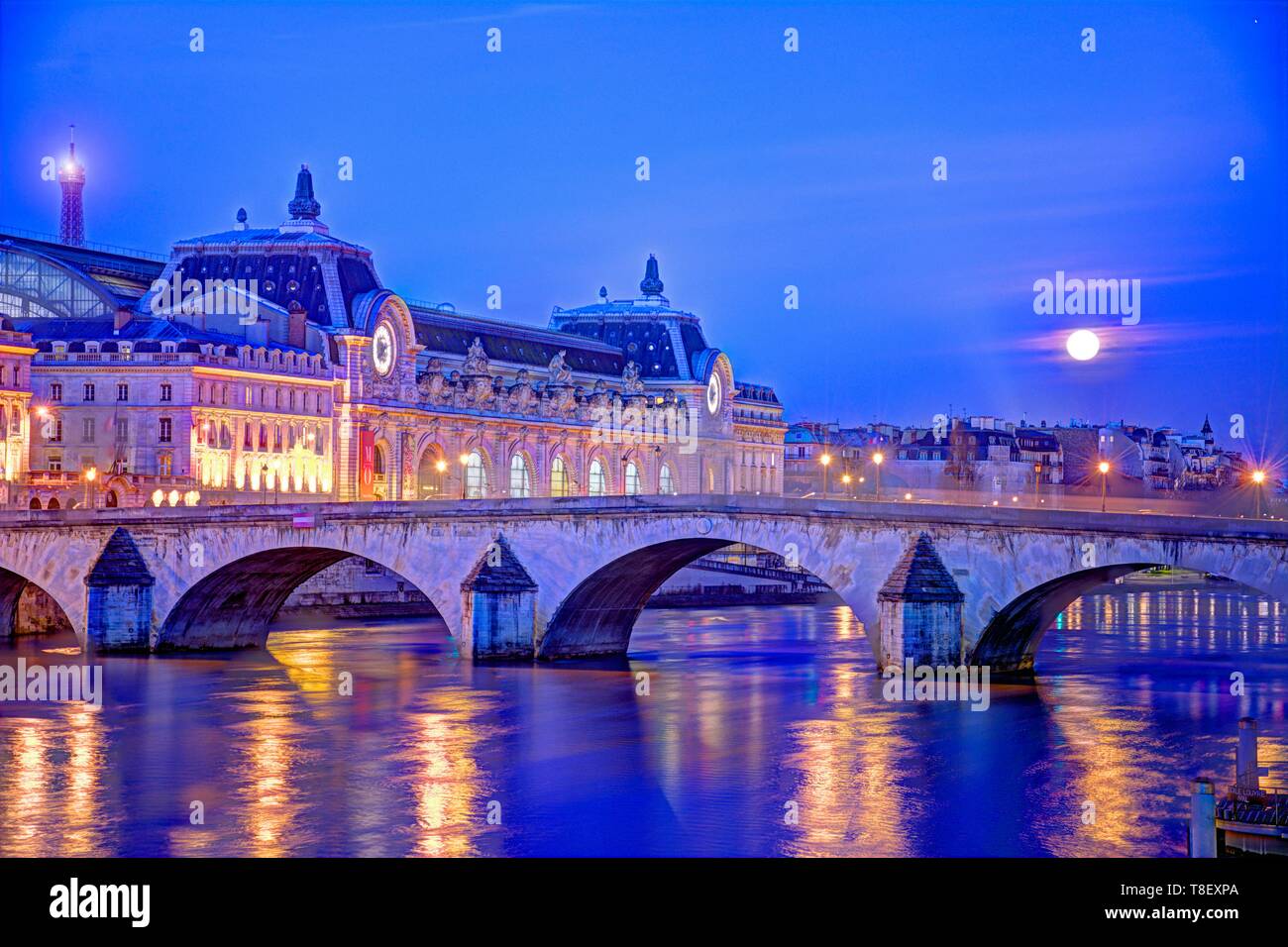 Frankreich, Paris, Les rives de la Seine, classees Patrimoine Mondial de l'Unesco, Le Musée d'Orsay Stockfoto