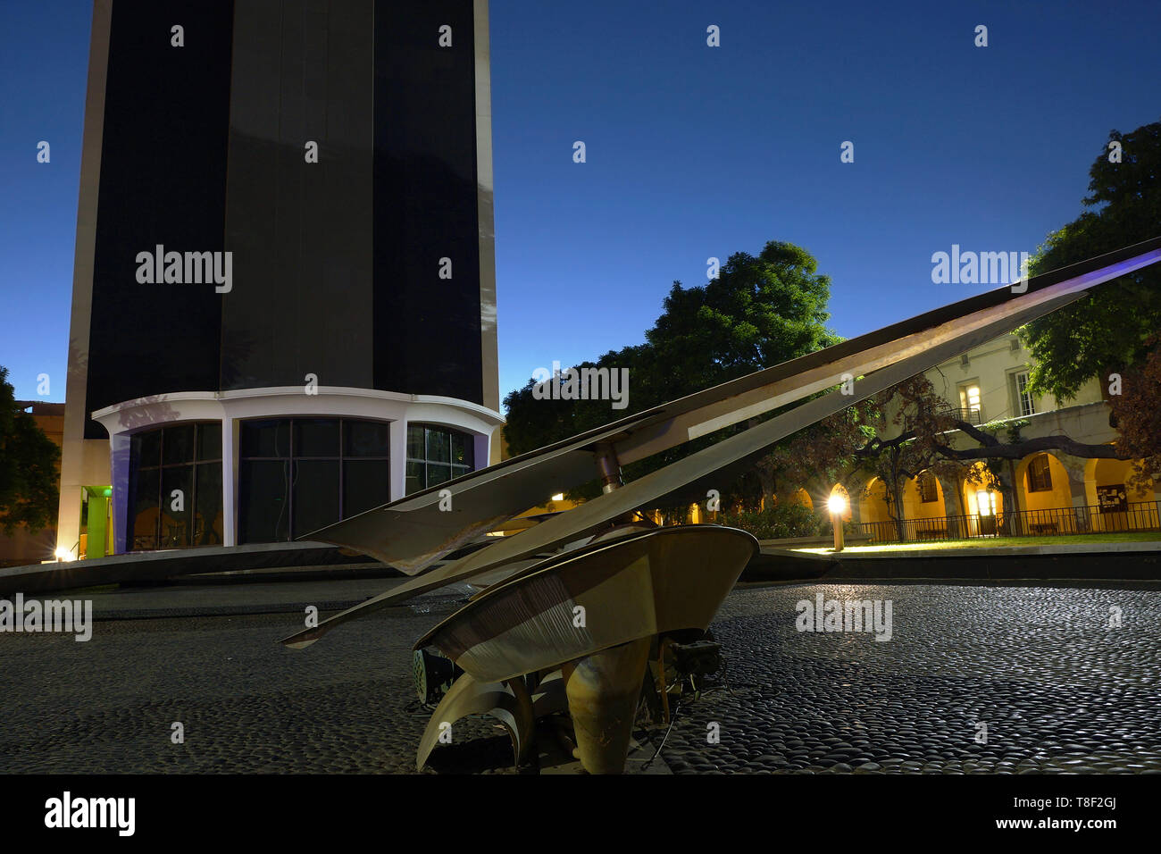 Pool von Millikan Bibliothek, Caltech Stockfoto