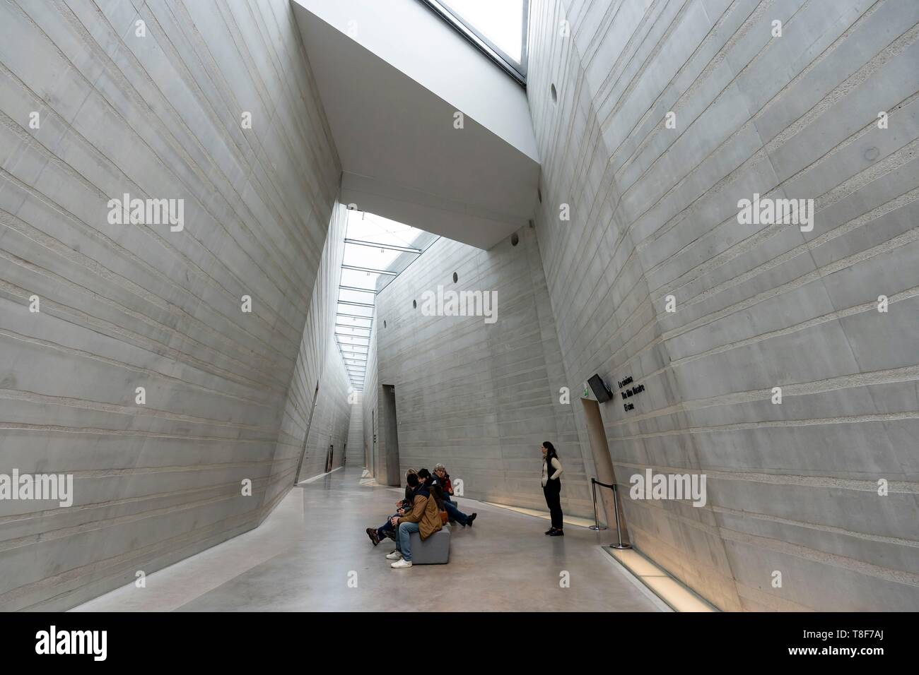 Frankreich, Dordogne, Périgord Noir, Vezere Tal, prähistorische Stätte und eingerichteten Höhle Welterbe der UNESCO, Montignac-sur-Vezere, Höhle von Lascaux IV, Internationales Zentrum der Parietalen Kunst Stockfoto
