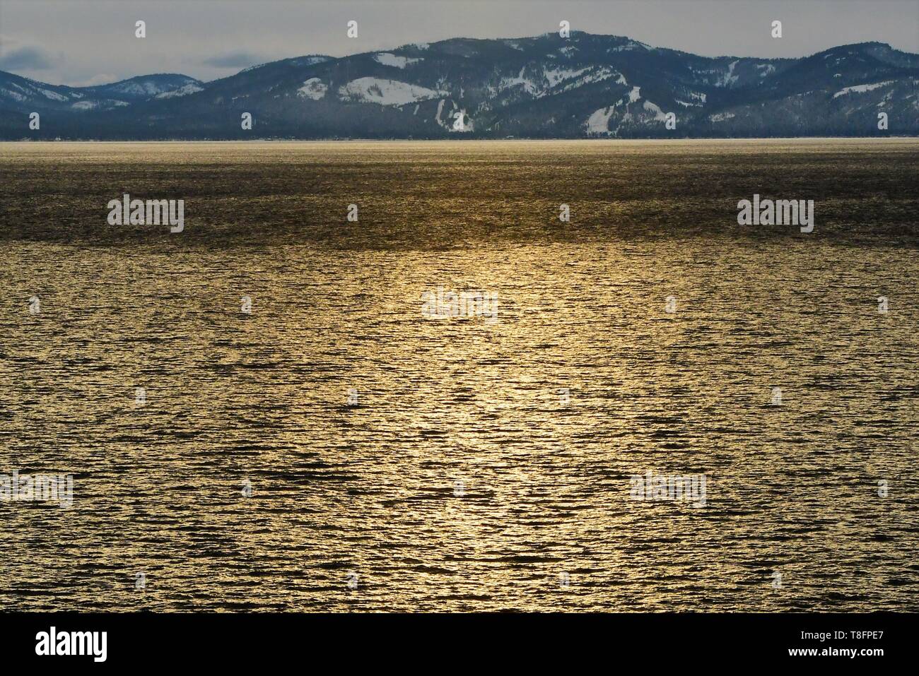Golden Lake Stockfoto