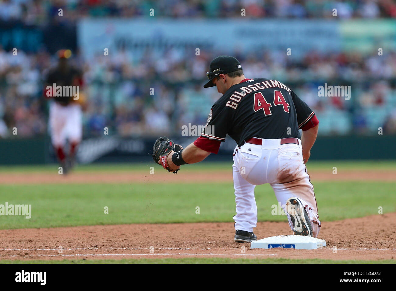 Paul Goldschmidt, MLB 2014 öffnung Reihe Los Angeles Dodgers v Arizona-diamantmarkierungen an der Sydney Cricket Ground, 23. März 2014. Stockfoto