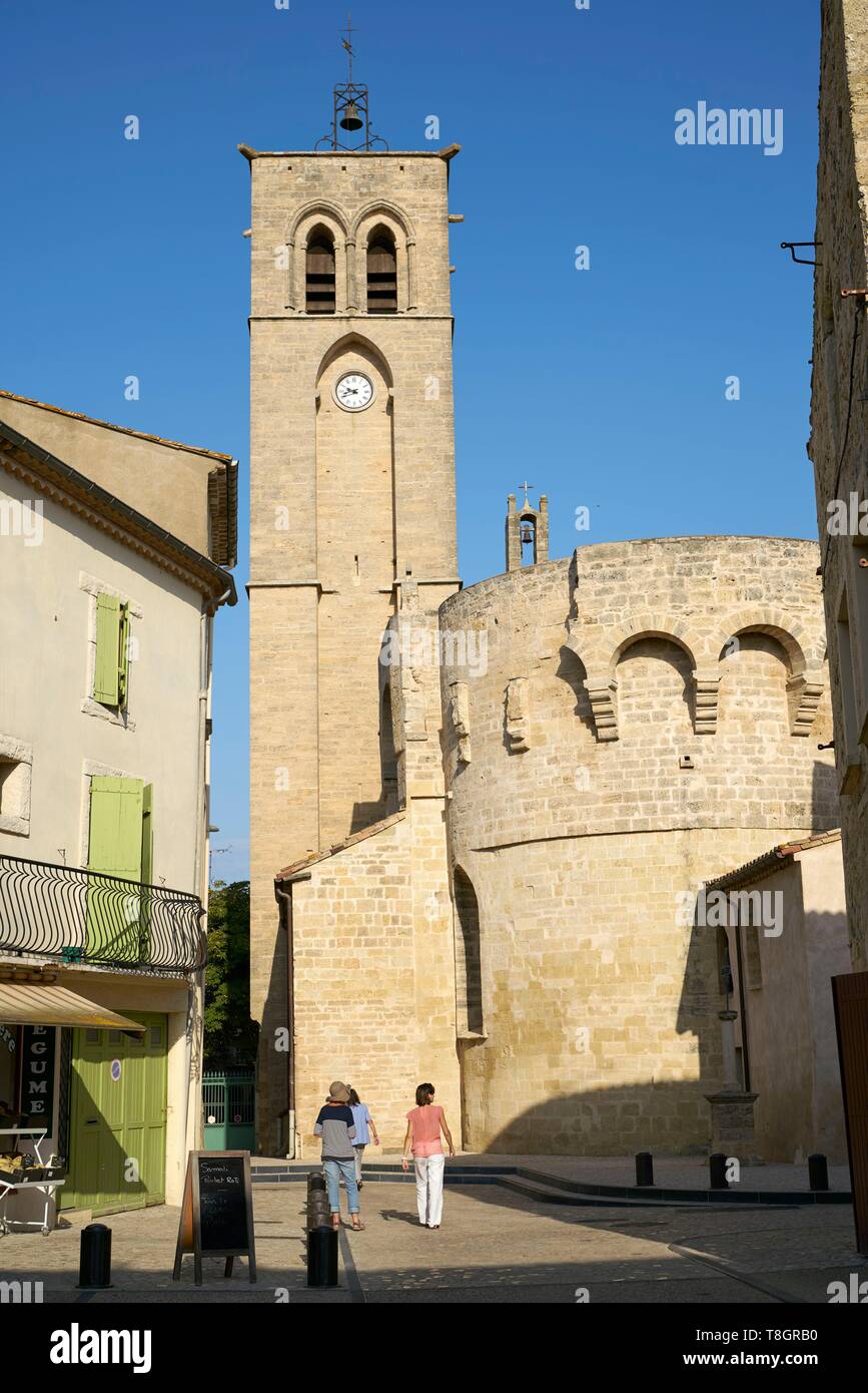 Frankreich, HÚrault, Montblanc, Kirche Sainte-Eulalie Stockfoto