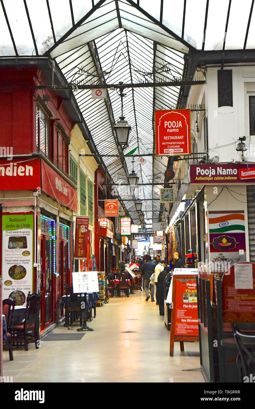 Frankreich, Paris, Indian District genannt auch Little India von Paris, Passage Brady Stockfoto