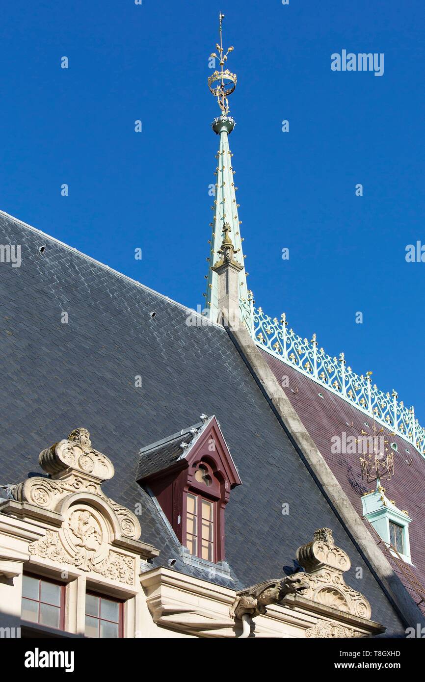 Frankreich, Meurthe et Moselle, Nancy, das Palais des Ducs de Lorraine (Palast der Herzöge von Lothringen) jetzt das Musée Lorrain Stockfoto