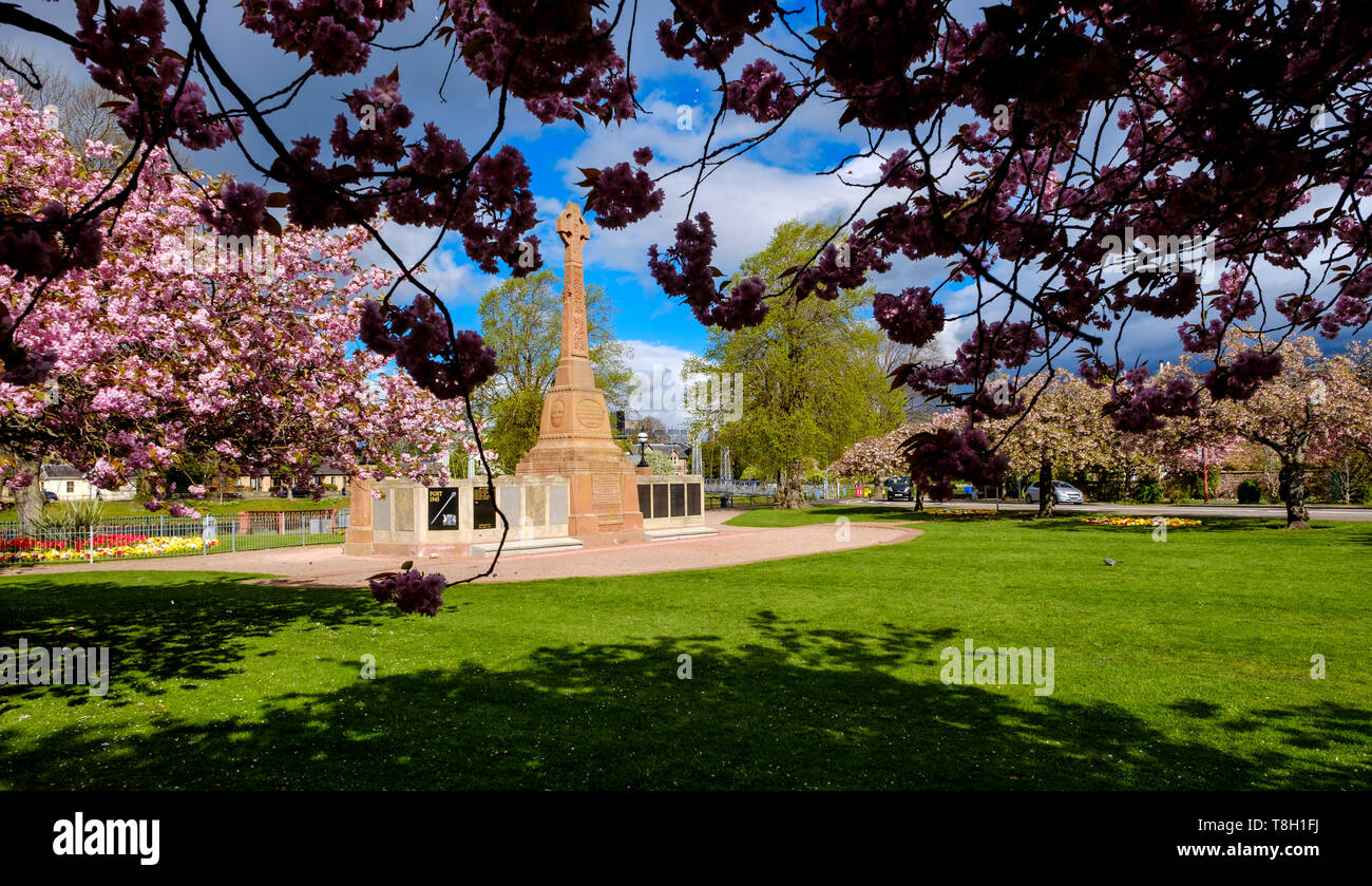 Das Kriegerdenkmal in Inverness, Schottland Stockfoto