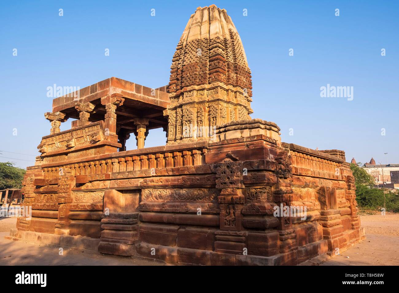 Indien, Rajasthan, Osiyan (oder Osian), das Tor zur Wüste Thar, Harihara Tempel des 8. und 9. Jahrhundert Stockfoto