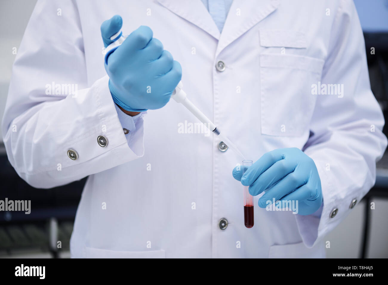 Speichern leben in Spende Zentrum Stockfoto