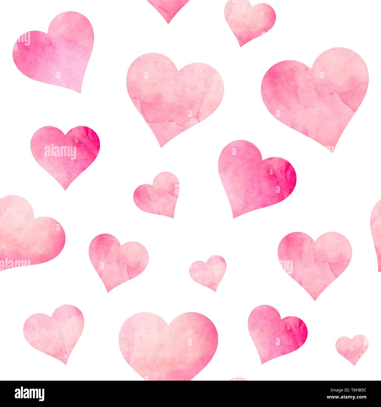 nahtlose Herzen Hintergrund Stock Vektor