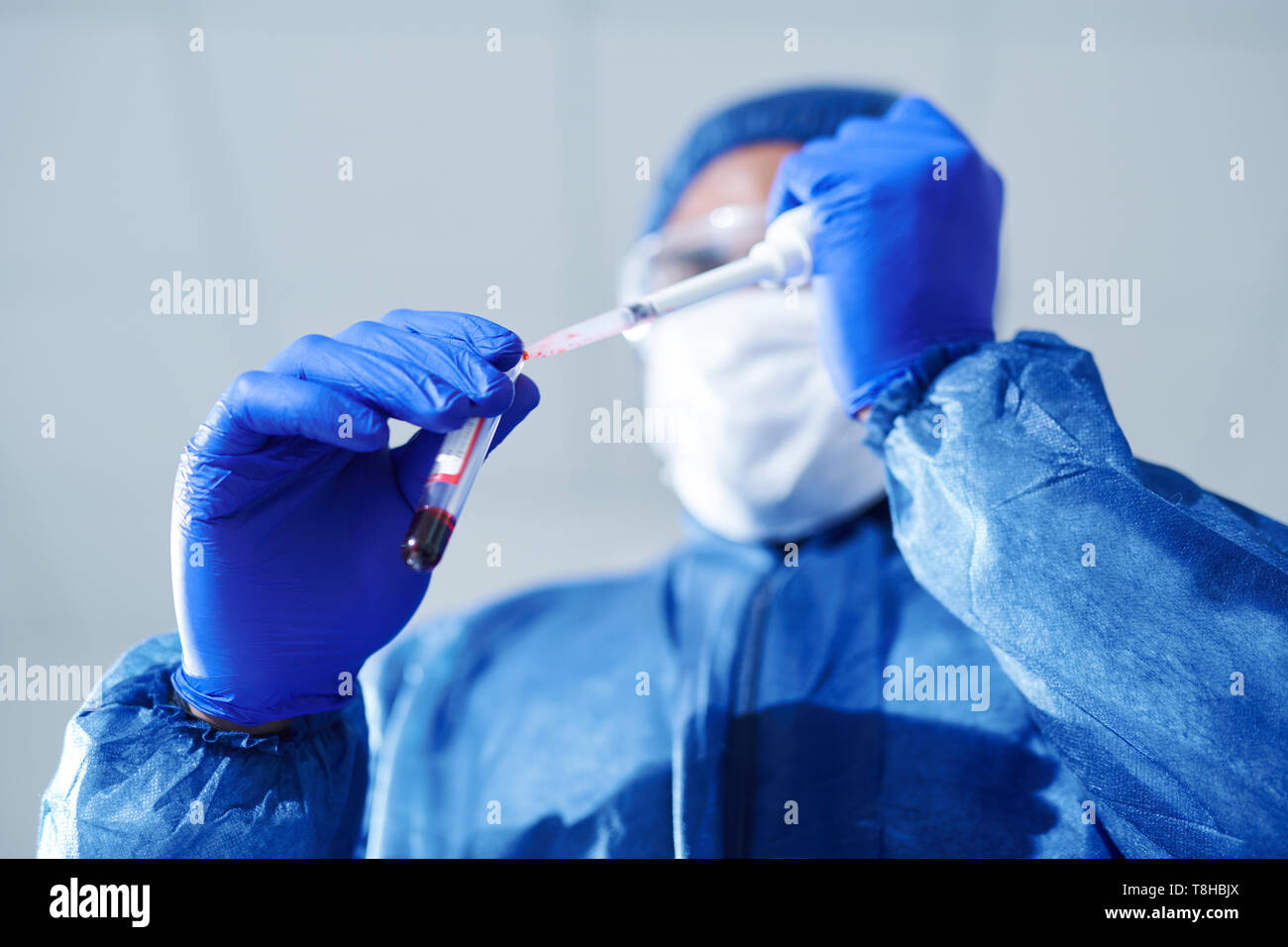 Medical Specialist, Virus Research Stockfoto