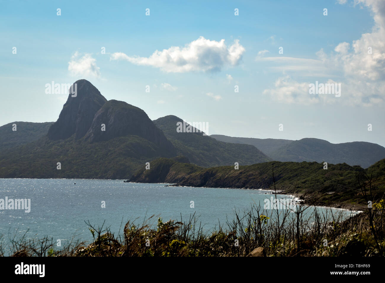 Panoramablick auf Con Dao Island, Vietnam Stockfoto
