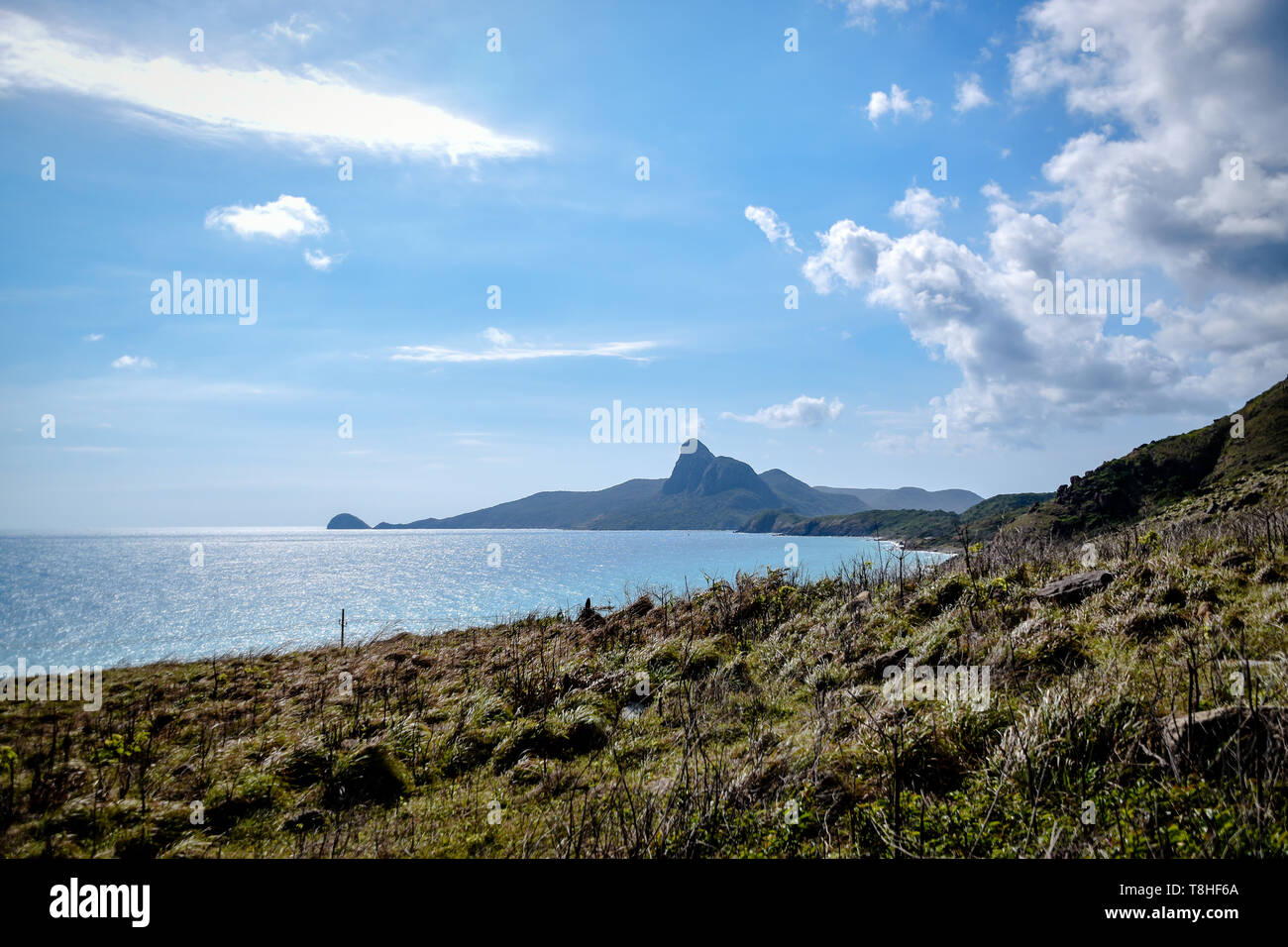 Panoramablick auf Con Dao Island, Vietnam Stockfoto