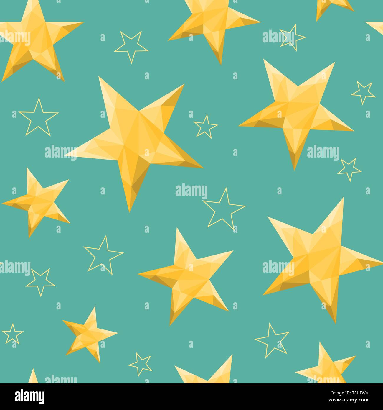 Nahtlose Sterne Muster Hintergrundbild Stock Vektor