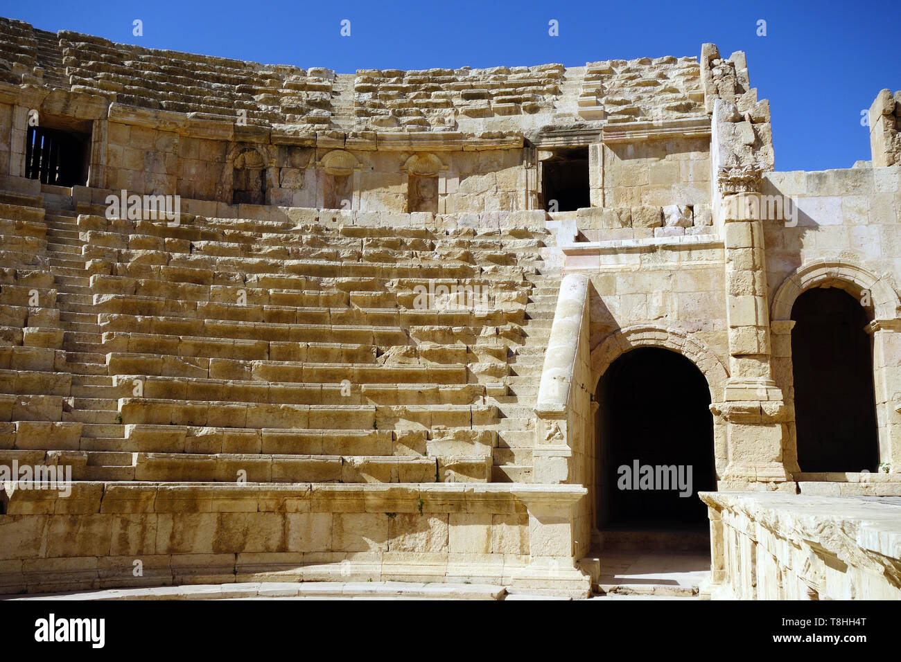 Norden Theater, Jerash, Jordanien, Dzseras, Gerasza, Északi szinház Stockfoto