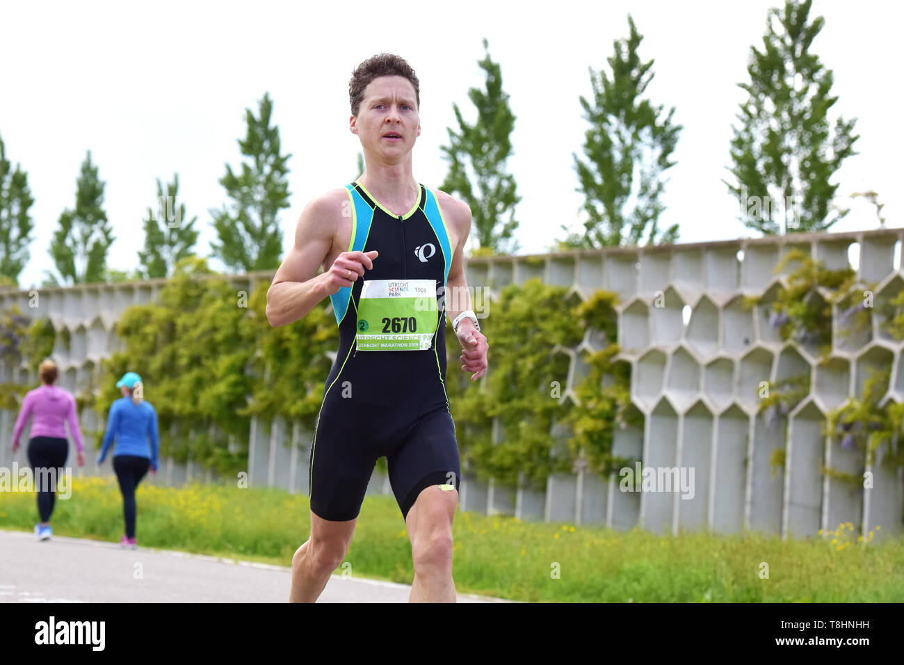 UTRECHT, Science Park, Sieger, Johan Horst, Marathon Utrecht Stockfoto