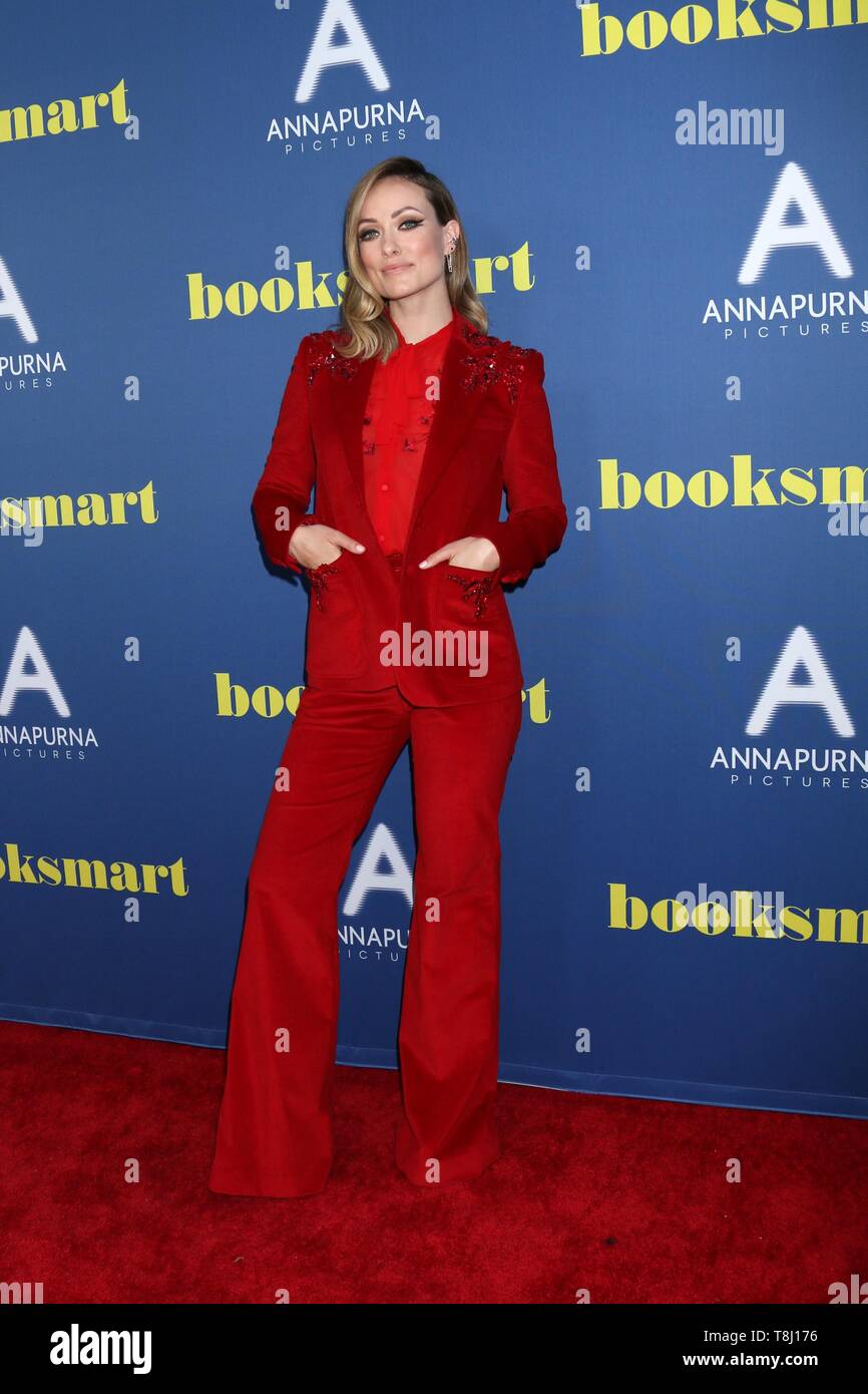 Los Angeles, CA, USA. 13. Mai, 2019. LOS ANGELES - 13. Mai: Olivia Wilde an der 'Booksmart 'Premiere am Theater im Ace Hotel am 13. Mai 2019 in Los Angeles, CA in der Ankunftshalle für BOOKSMART Screening, Ace Hotel, Los Angeles, CA 13. Mai 2019. Credit: Priscilla Grant/Everett Collection/Alamy leben Nachrichten Stockfoto