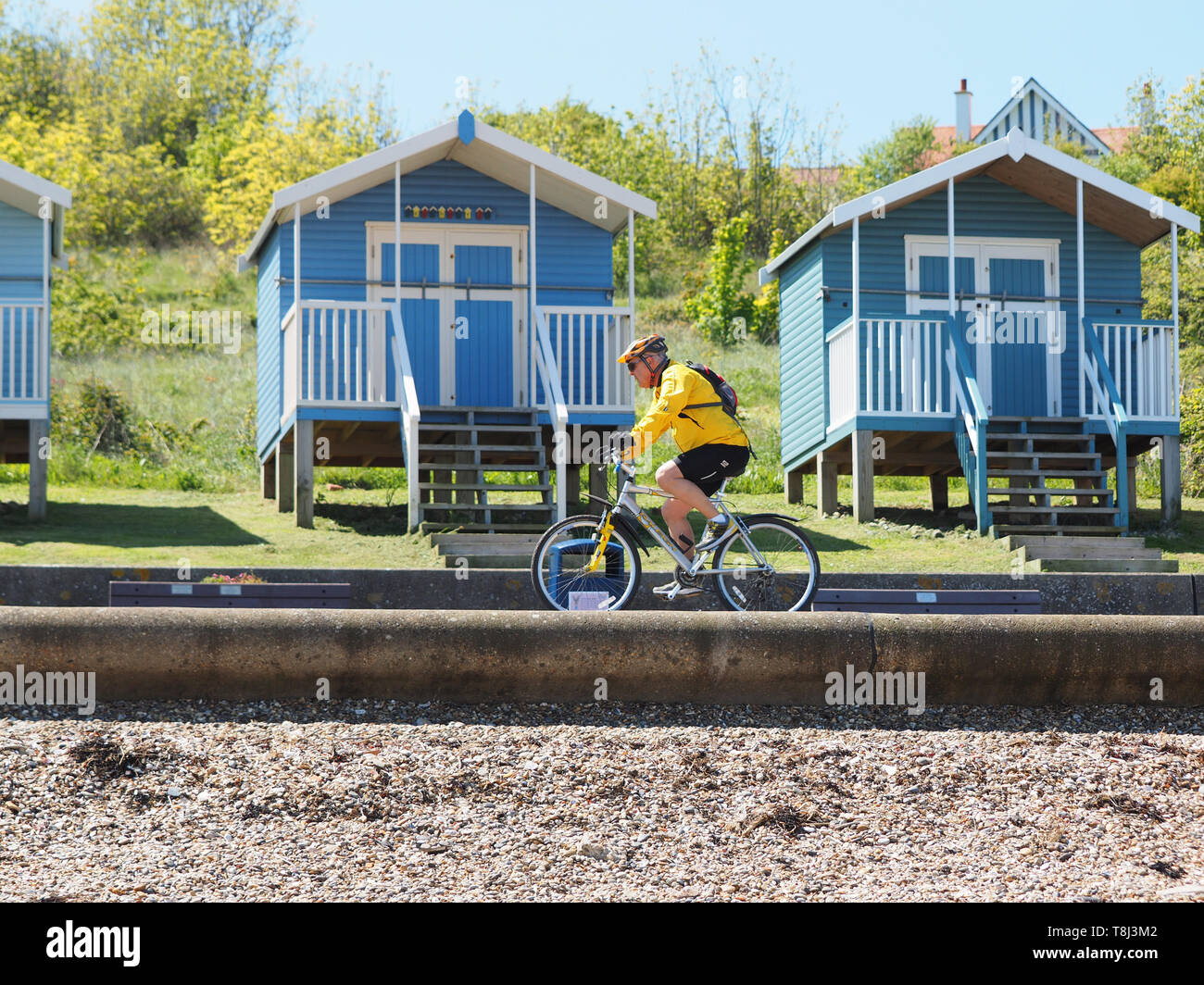 Münster am Meer, Kent, Großbritannien. 14 Mai, 2019. UK Wetter: Ein sonniger Tag in Münster am Meer, Kent. Credit: James Bell/Alamy leben Nachrichten Stockfoto