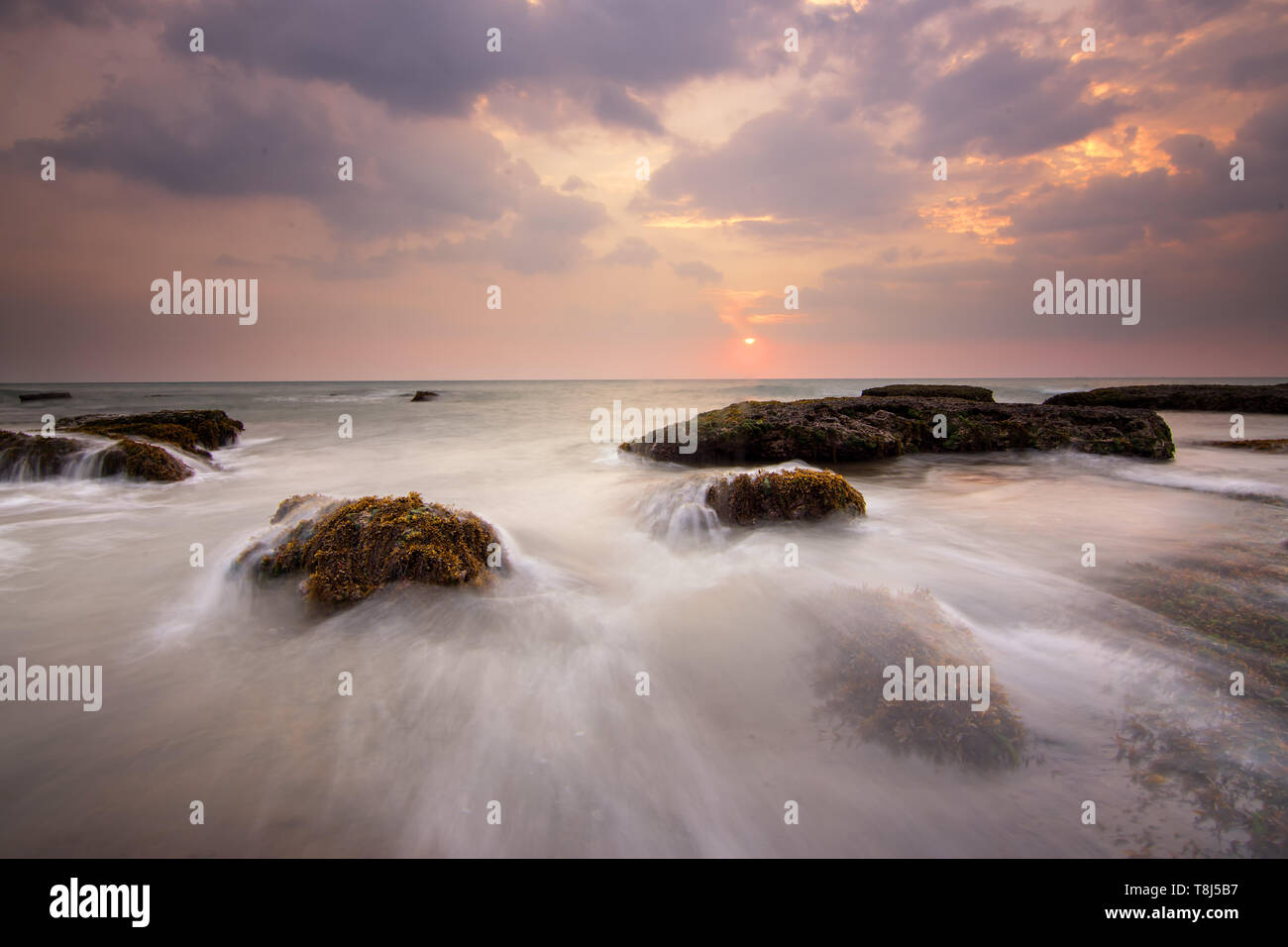 Küstenlandschaft, Indonesien Stockfoto