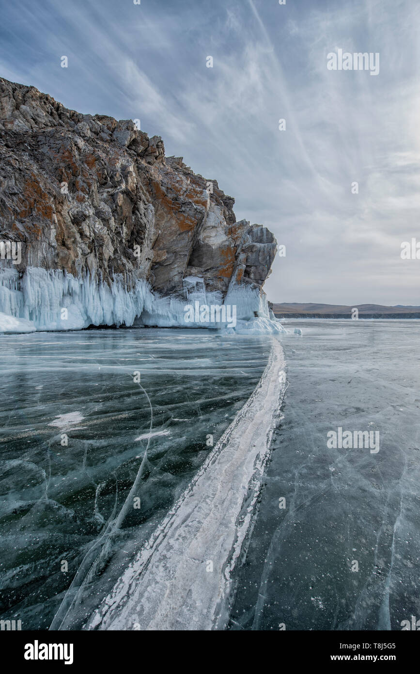 Baikalsee, Sibirien, Russland Stockfoto