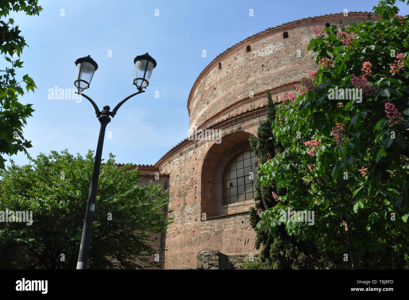 Rotonda von Galerius Thessaloniki Griechenland. Rotunde ist eines der ältesten religiösen Stätten der Stadt. Sowohl als christlichen Tempel und eine Moschee verwendet Stockfoto