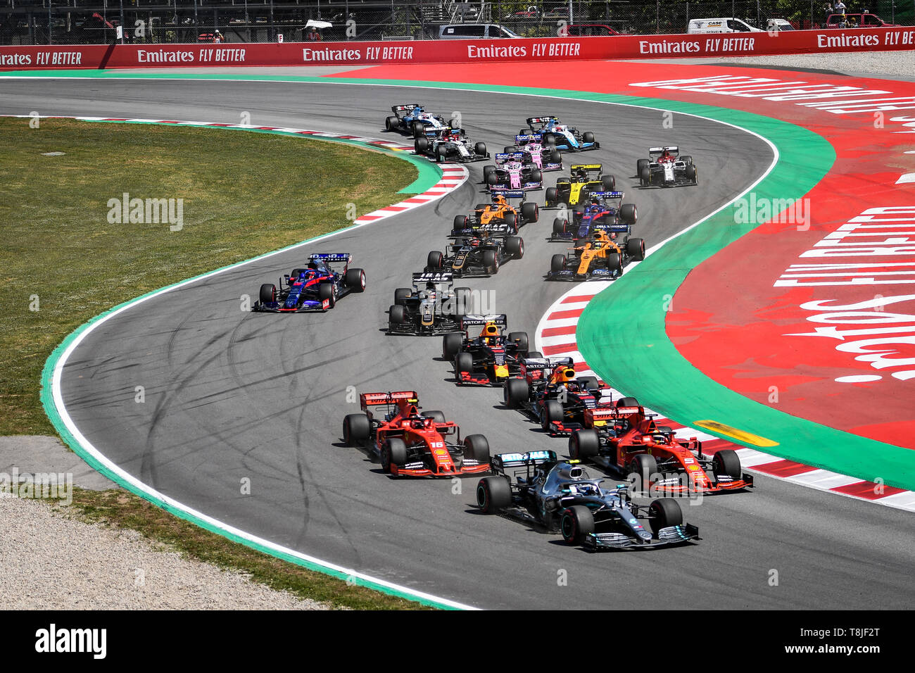F1 Welt Champioship 2019. Grand Prix von Spanien. Barcelona, 9.-12. Mai 2019. Start des Grand Prix. Stockfoto