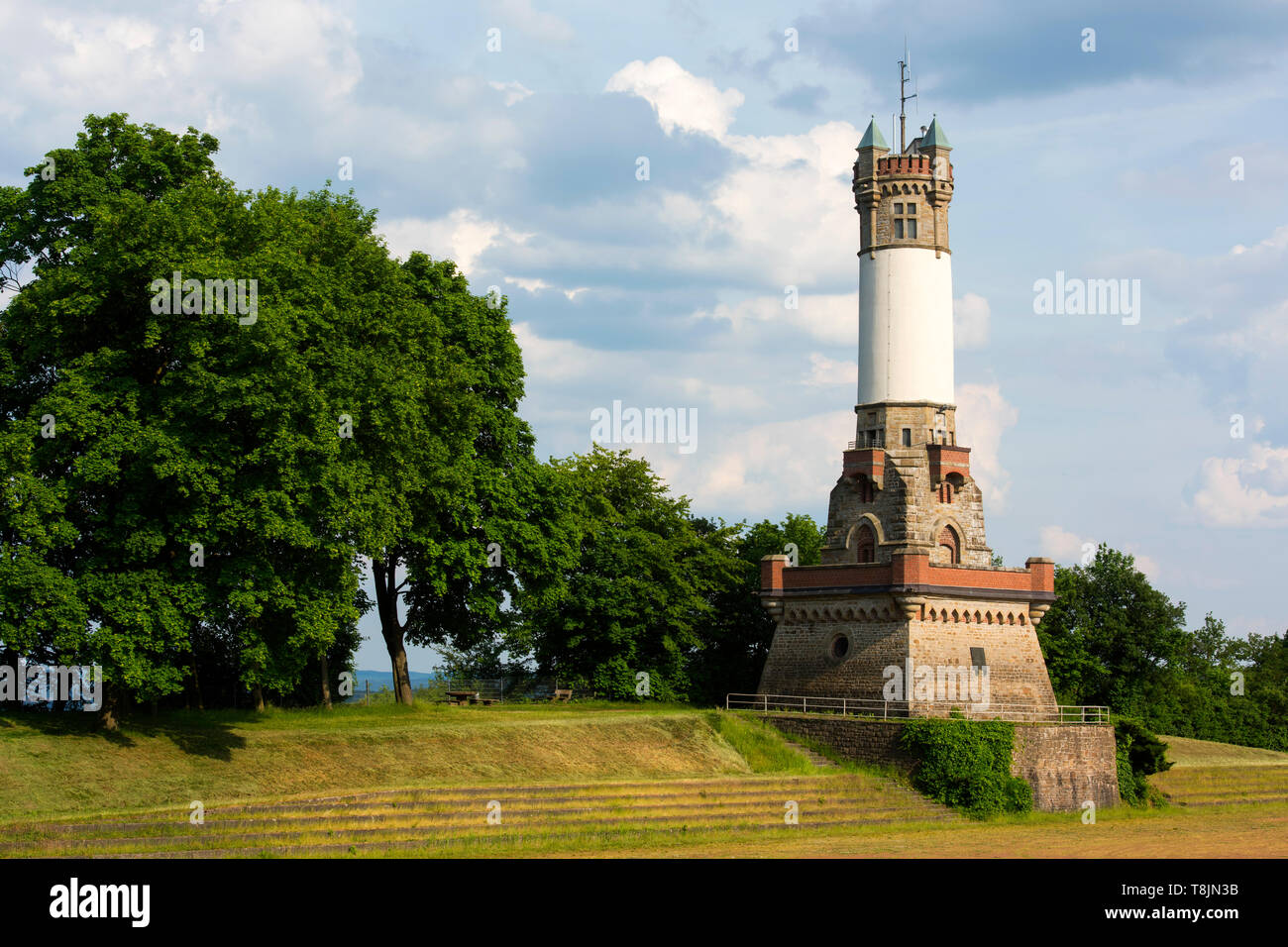 Deutschland, Bayern, 92660 Wetter (Ruhr), der Harkortturm ist ein Aussichtsturm mit dem Hartkortberg Stockfoto