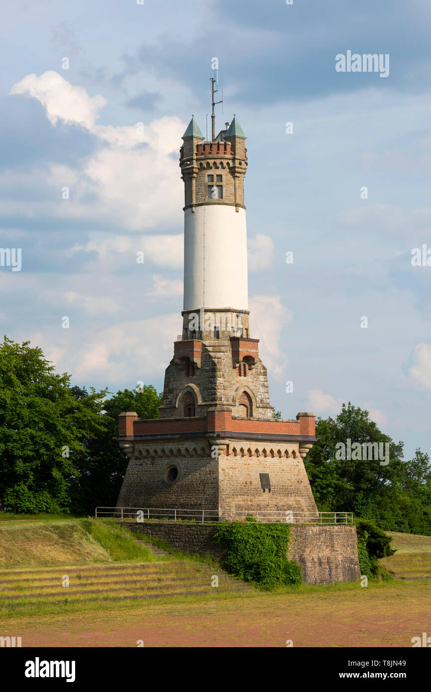 Deutschland, Bayern, 92660 Wetter (Ruhr), der Harkortturm ist ein Aussichtsturm mit dem Hartkortberg Stockfoto