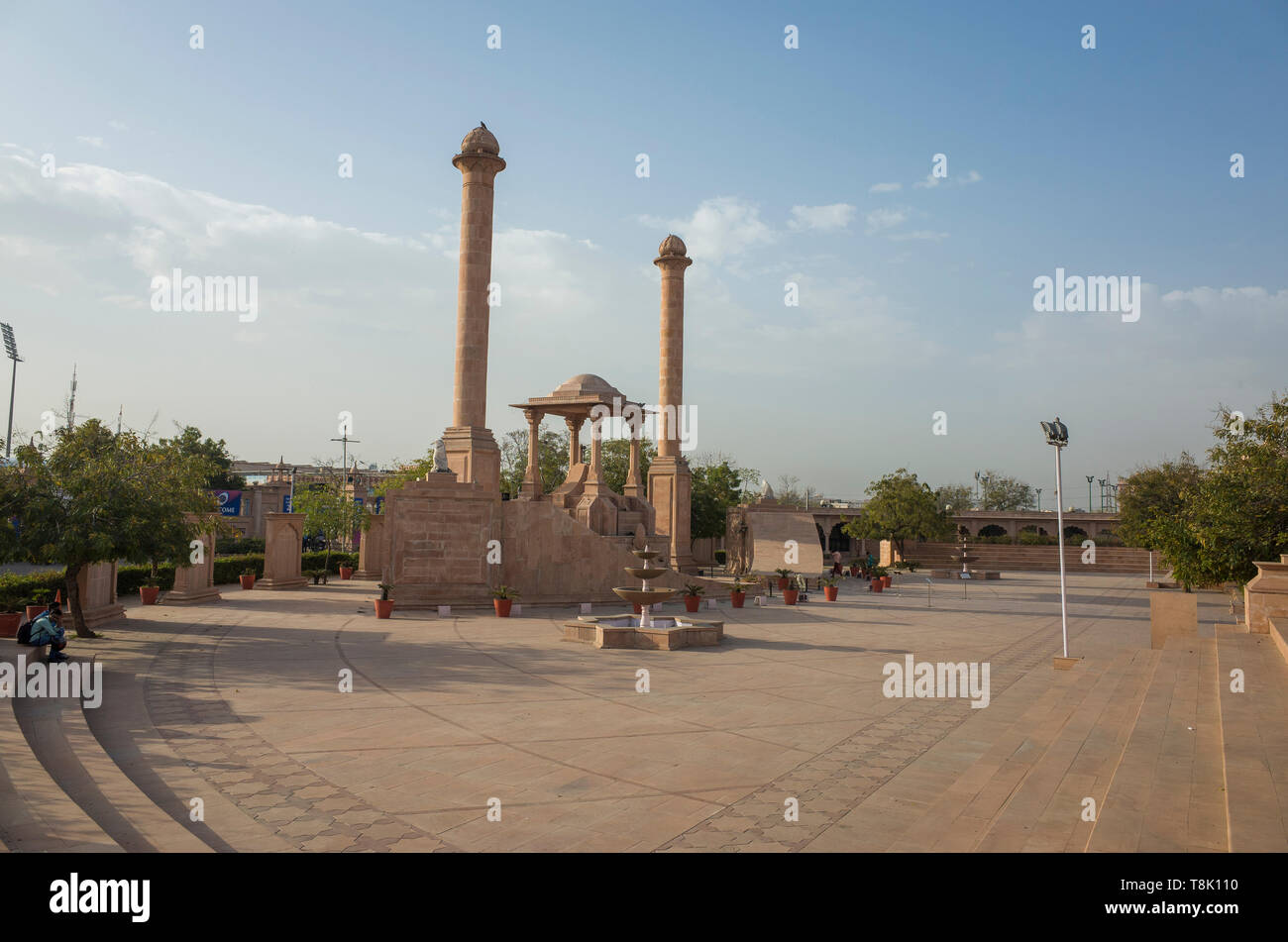 Jaipur, Rajasthan/Indien - 03. 24. 2019, Shaheed Smarak historische Kriegerdenkmal Denkmal in der Pink City. Stockfoto