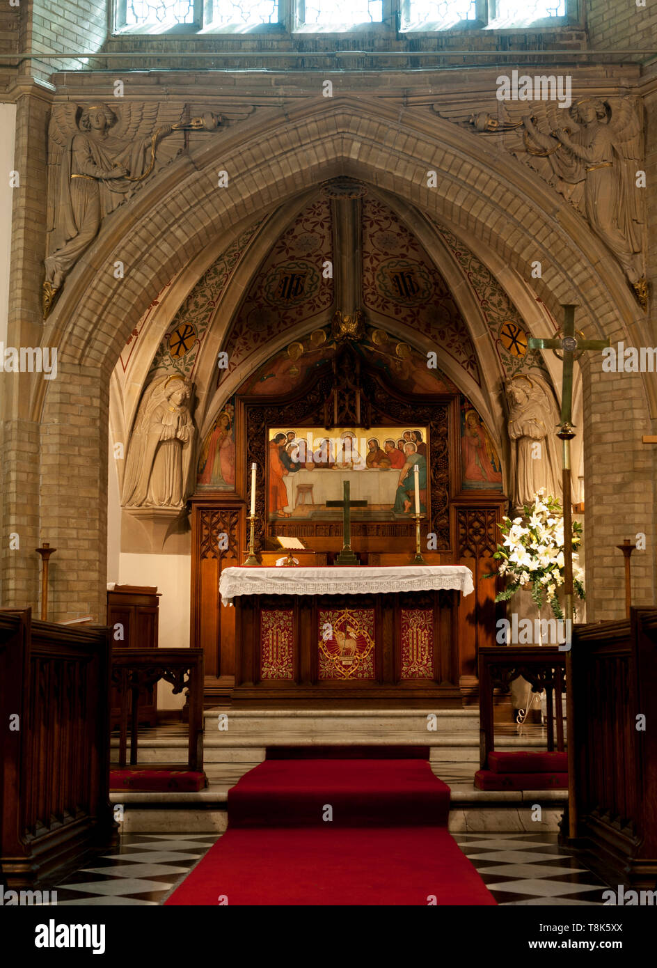 St. Patrick's Kirche, Salter Street, Earlswood, West Midlands, England, Großbritannien Stockfoto