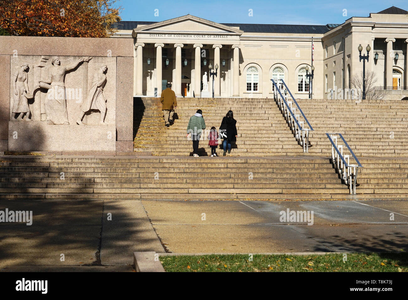 Distrikt von Columbia Appellationsgericht in Justiz Square. Washington D.C. USA Stockfoto