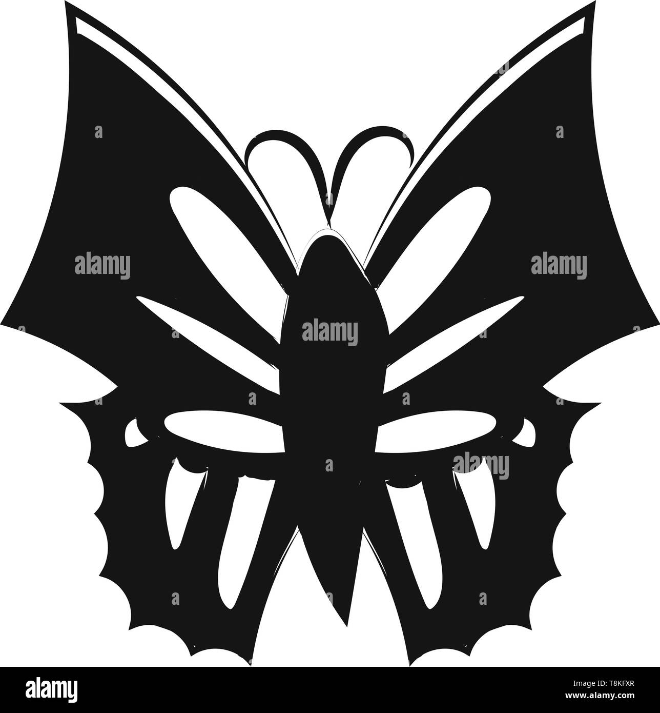 Es ist eine Skizze von Schmetterling., Vector, Farbe, Zeichnung oder Abbildung. Stock Vektor