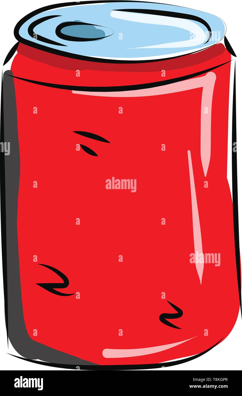 Es ist Kohlensäure caned trinken., Vector, Farbe, Zeichnung oder Abbildung. Stock Vektor