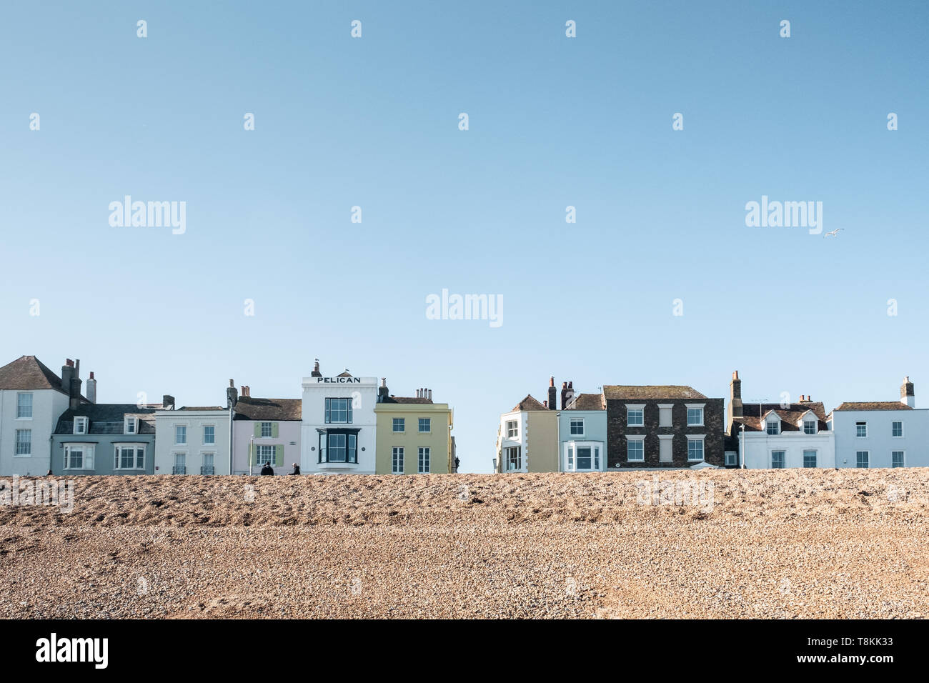 Die Strandpromenade, Deal, Kent, Großbritannien Stockfoto