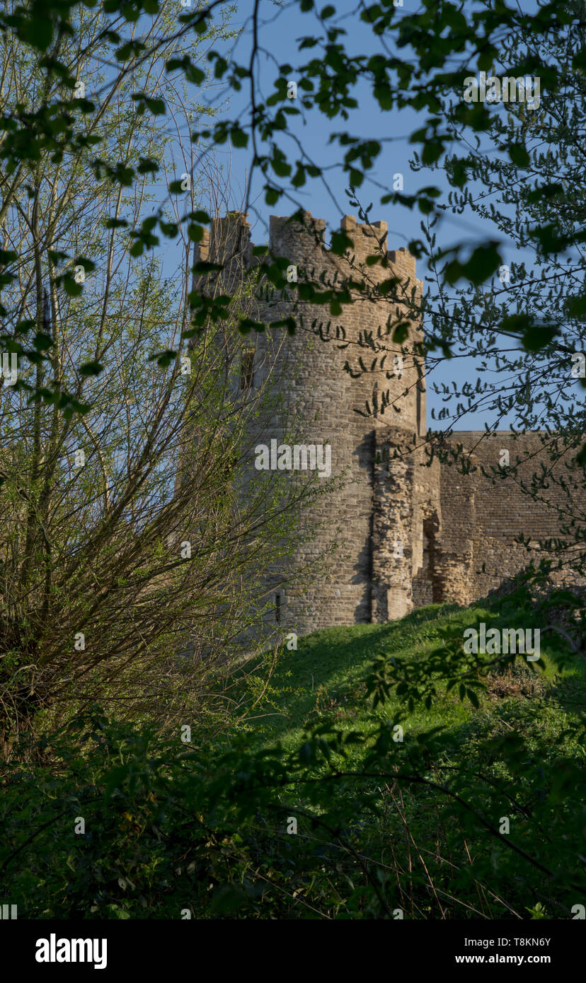 Farleigh Hungerford Castle von English Heritage in Somerset, England, Großbritannien Stockfoto