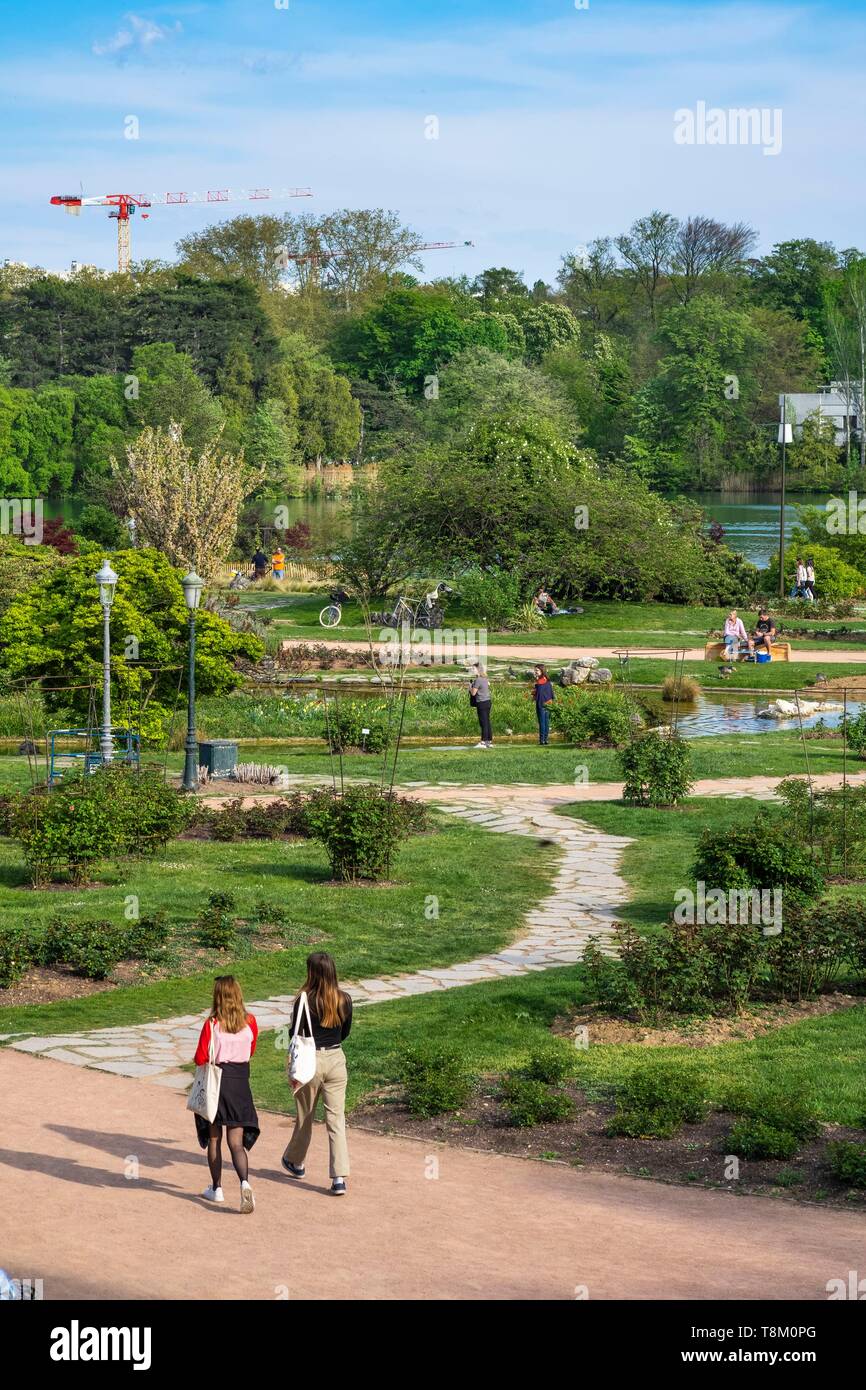 Frankreich, Rhone, Lyon, 6. Arrondissement, Parc de la Tête d'Or (Park des Goldenen Kopf) Stockfoto