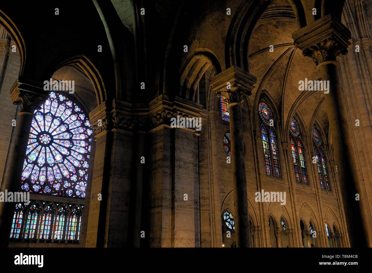 Frankreich, Paris, Bereich als Weltkulturerbe von der UNESCO, der Ile de la Cite, Kathedrale Notre-Dame aufgeführt Stockfoto
