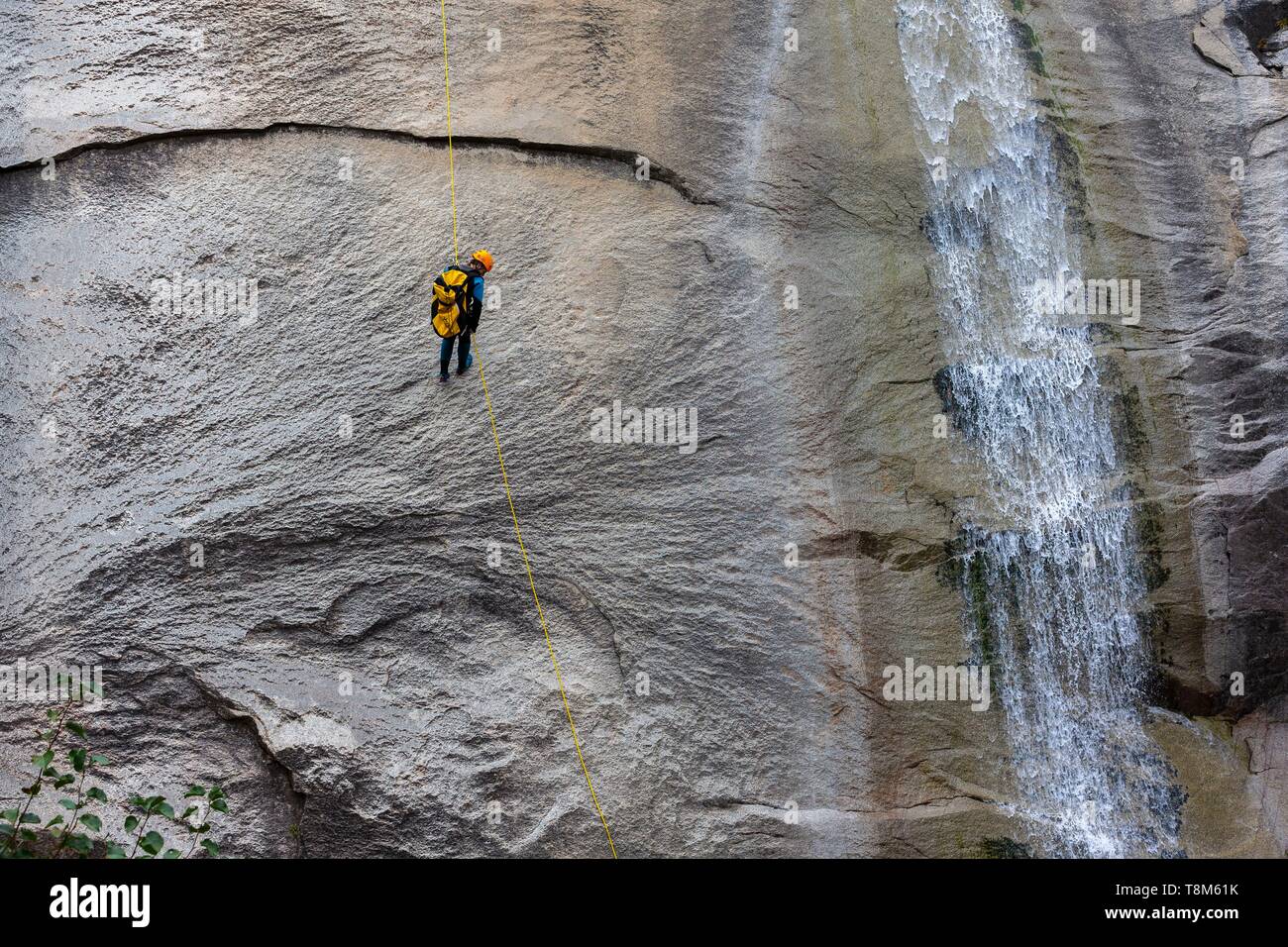 Frankreich, Corse du Sud, Bavella, Purcaraccia Canyon Stockfoto