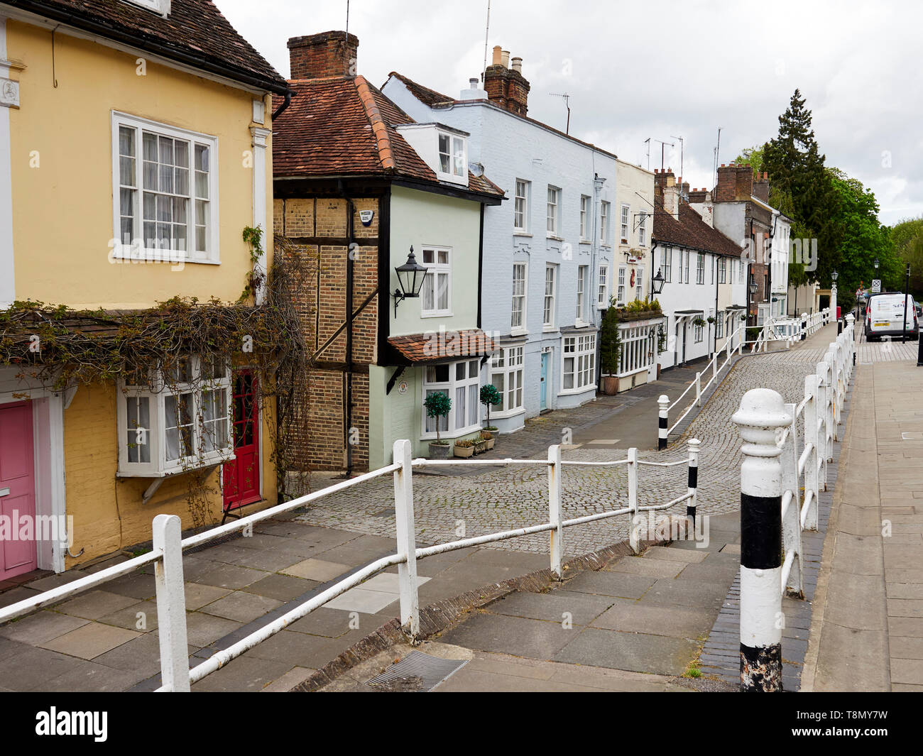 Dorf als Tambury in der hit-Serie nach Leben, mit Ricky Gervais. Alte Hemel. Stockfoto