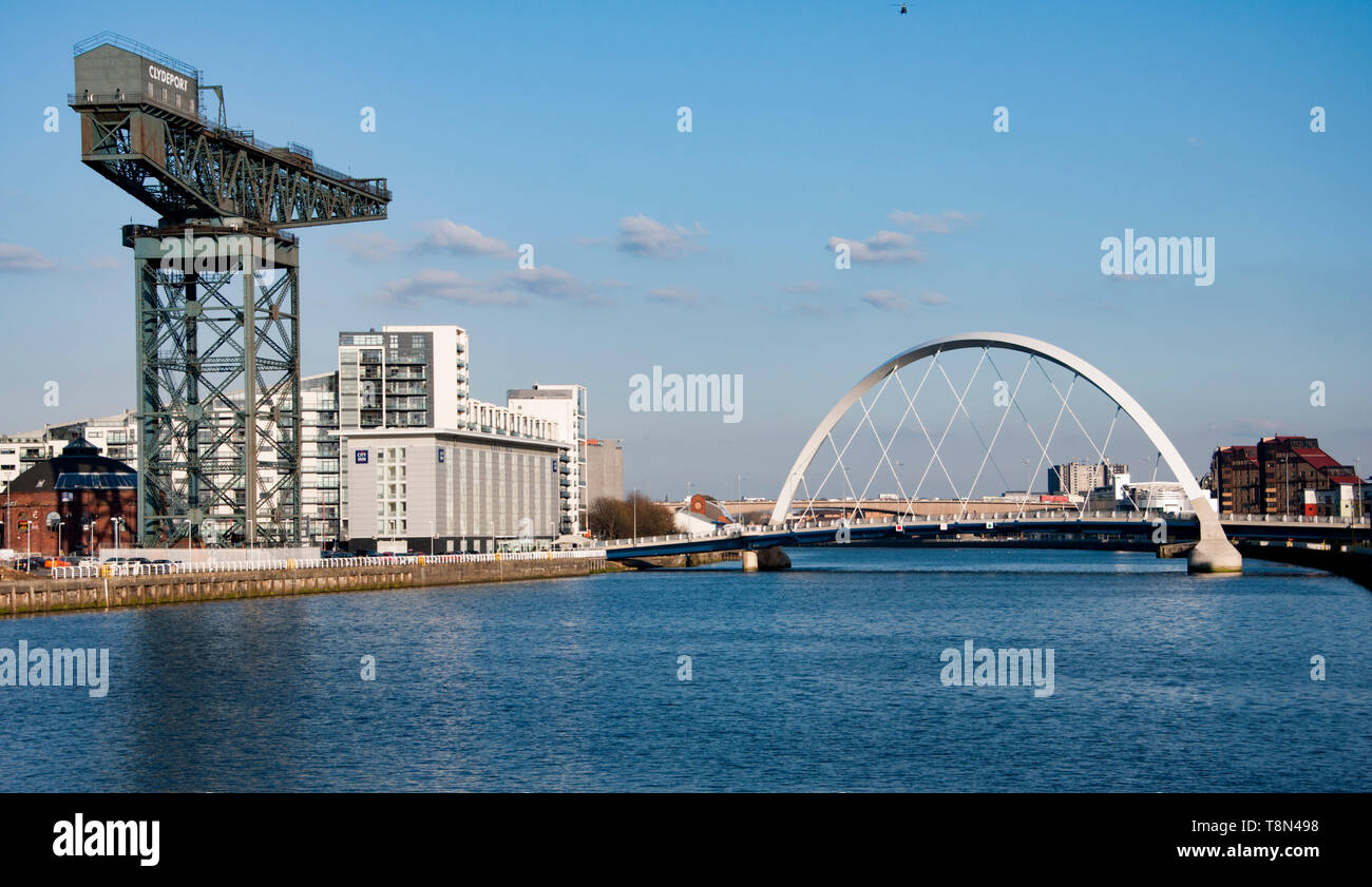River Clyde, Glasgow Stockfoto