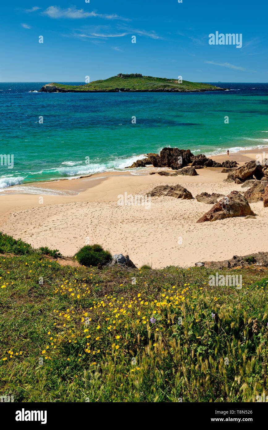 Praia do Pessegueiro, Porto Covo, Alentejo, Portugal Stockfoto