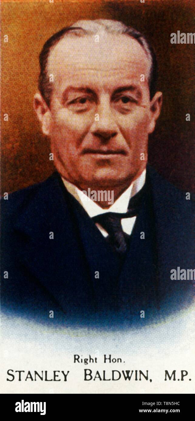 'Right Hon. Stanley Baldwin, M.P.', 1927. Schöpfer: Unbekannt. Stockfoto