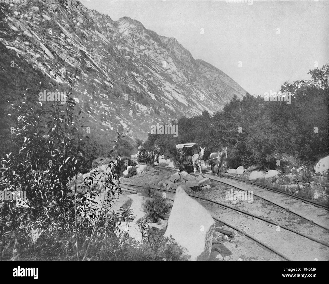 "Cottonwood Canon, Utah', c 1897. Schöpfer: Unbekannt. Stockfoto