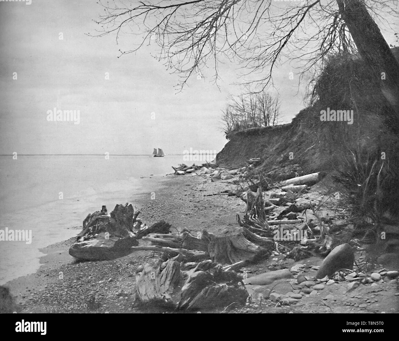 "Die Überschrift für die Küste, den Lake Michigan', c 1897. Schöpfer: Unbekannt. Stockfoto
