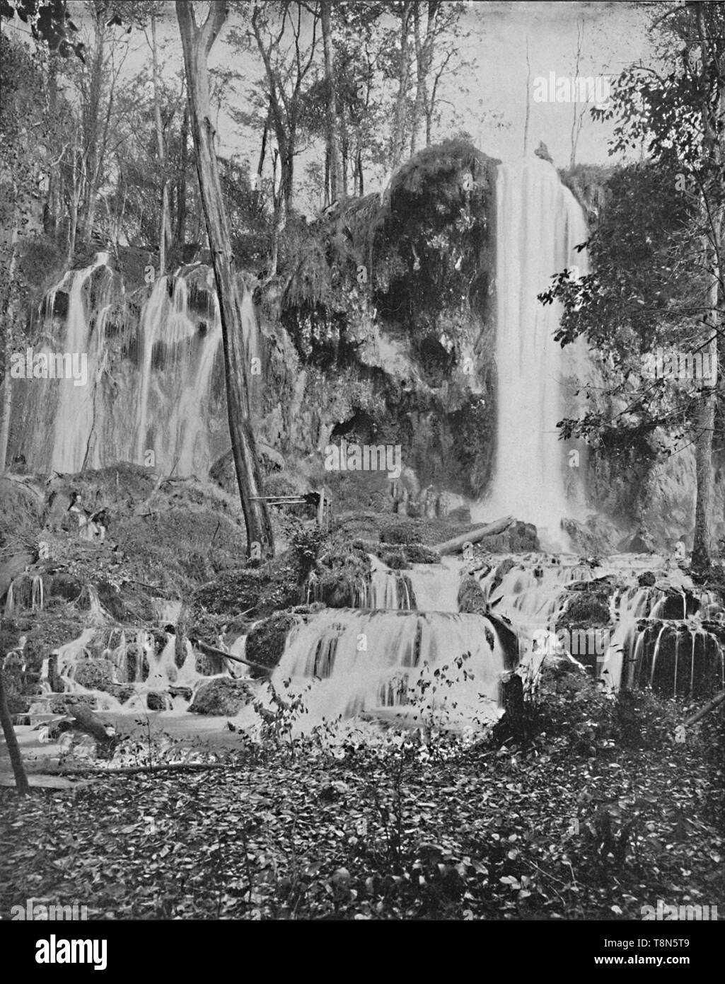 'Deer Lick fällt, Mineral Springs, Virginia', c 1897. Schöpfer: Unbekannt. Stockfoto