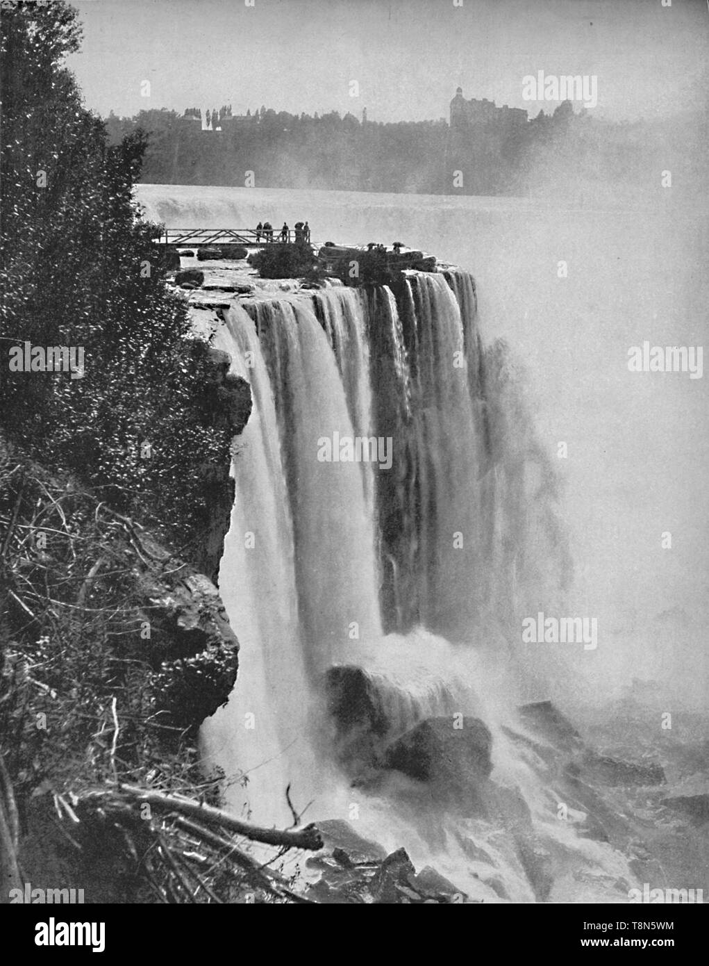 "Horseshoe Falls, Niagara', c 1897. Schöpfer: Unbekannt. Stockfoto