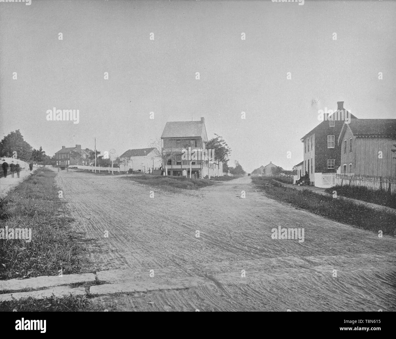 'Position von Union Scharfschützen bei Gettysburg, Pennsylvania', c 1897 statt. Schöpfer: Unbekannt. Stockfoto