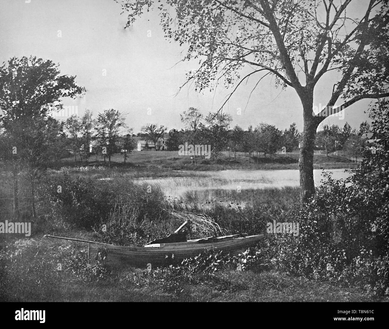"Eine Bucht in Lac La Belle, Oconomowoc', c 1897. Schöpfer: Unbekannt. Stockfoto