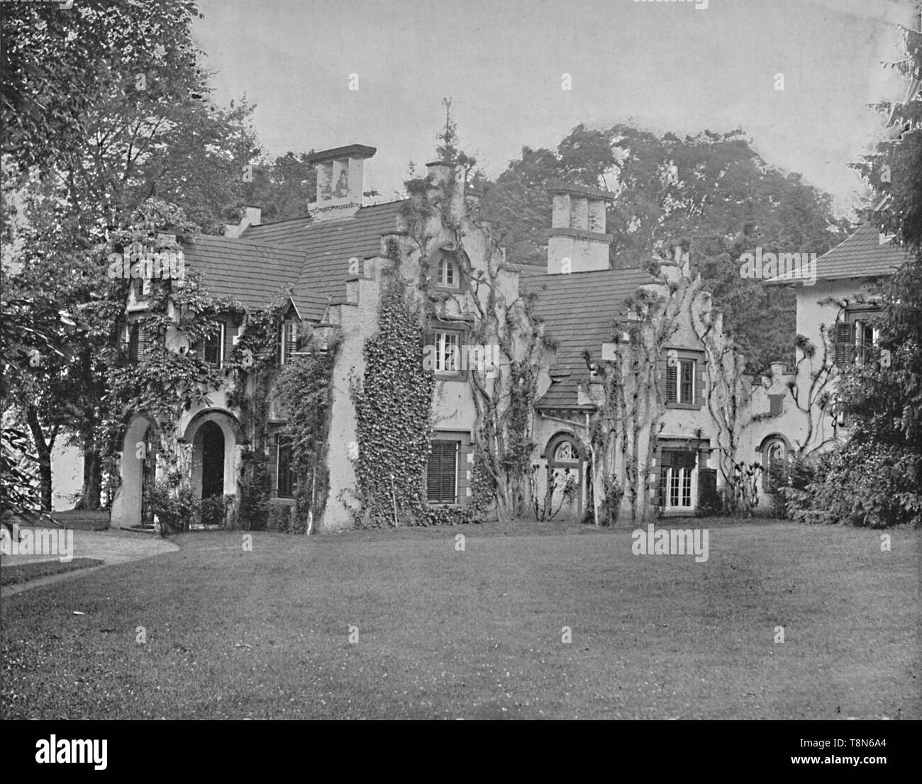 Sunnyside, Heimat von Washington Irving, in der Nähe von Tarrytown, New York', c 1897. Schöpfer: Unbekannt. Stockfoto