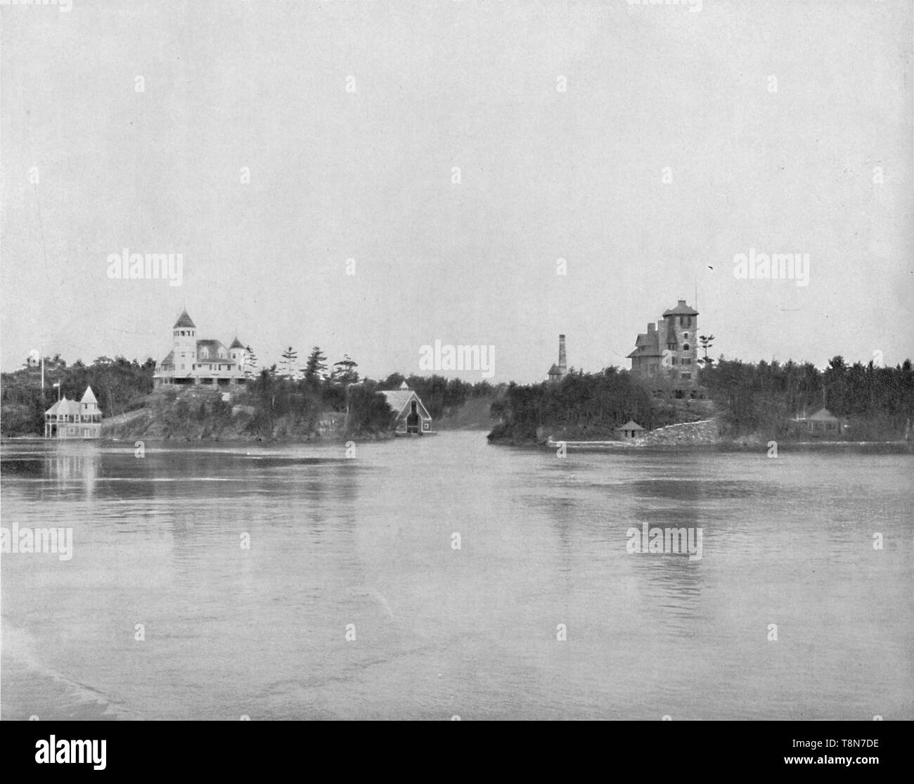"Die tausend Inseln der St. Lawrence', c 1897. Schöpfer: Unbekannt. Stockfoto