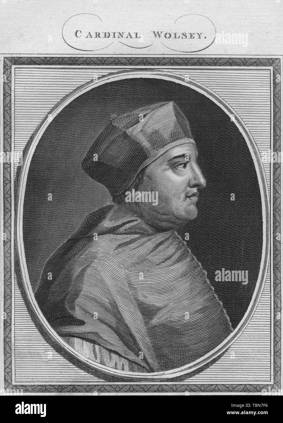 "Kardinal Wolsey', 1785. Schöpfer: Unbekannt. Stockfoto